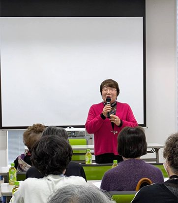 ミチ子会長挨拶